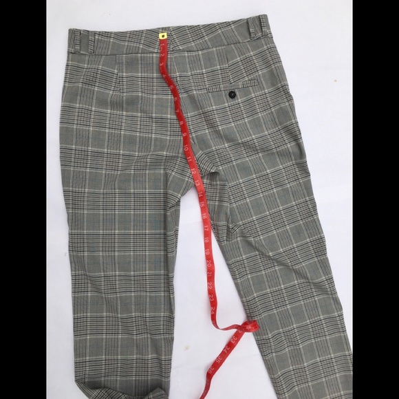 (2 for $30) Mango Women Straight Checked Trousers - Picture 13 of 15
